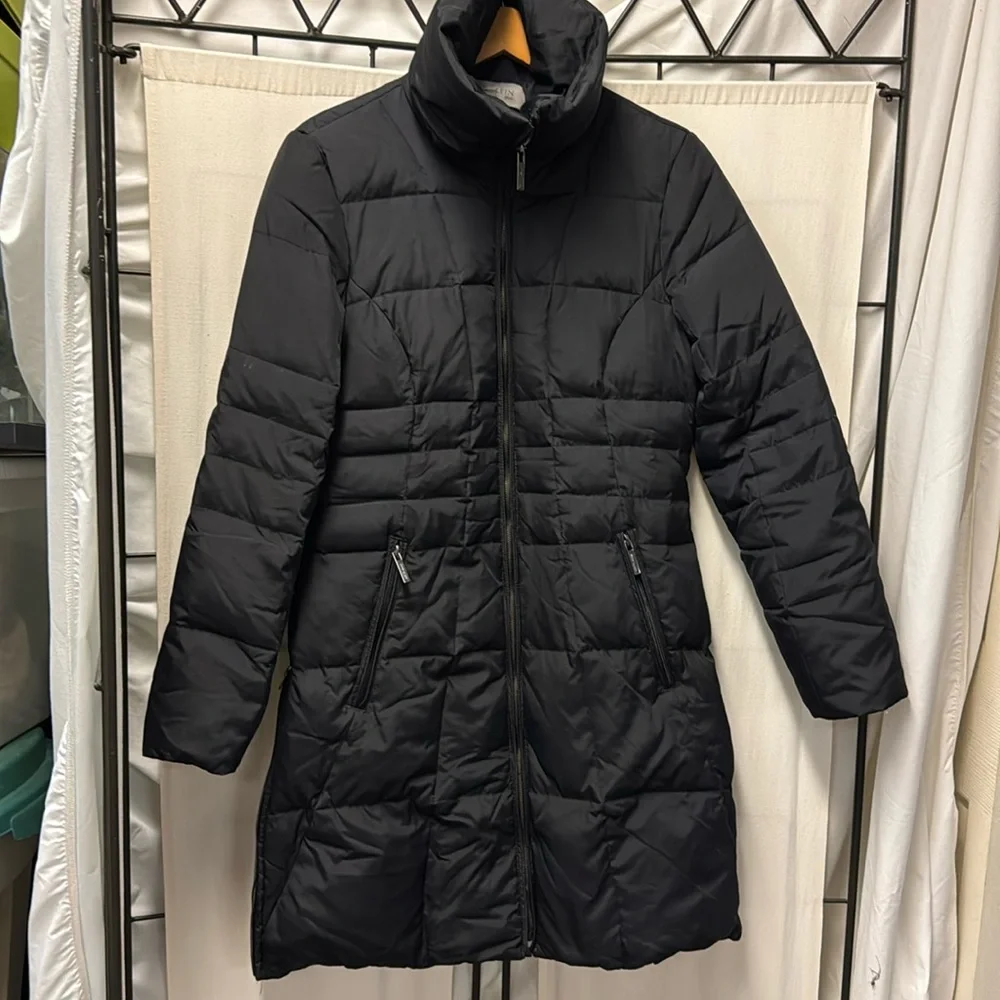 Ann Klein puffer long coat - Picture 1 of 8